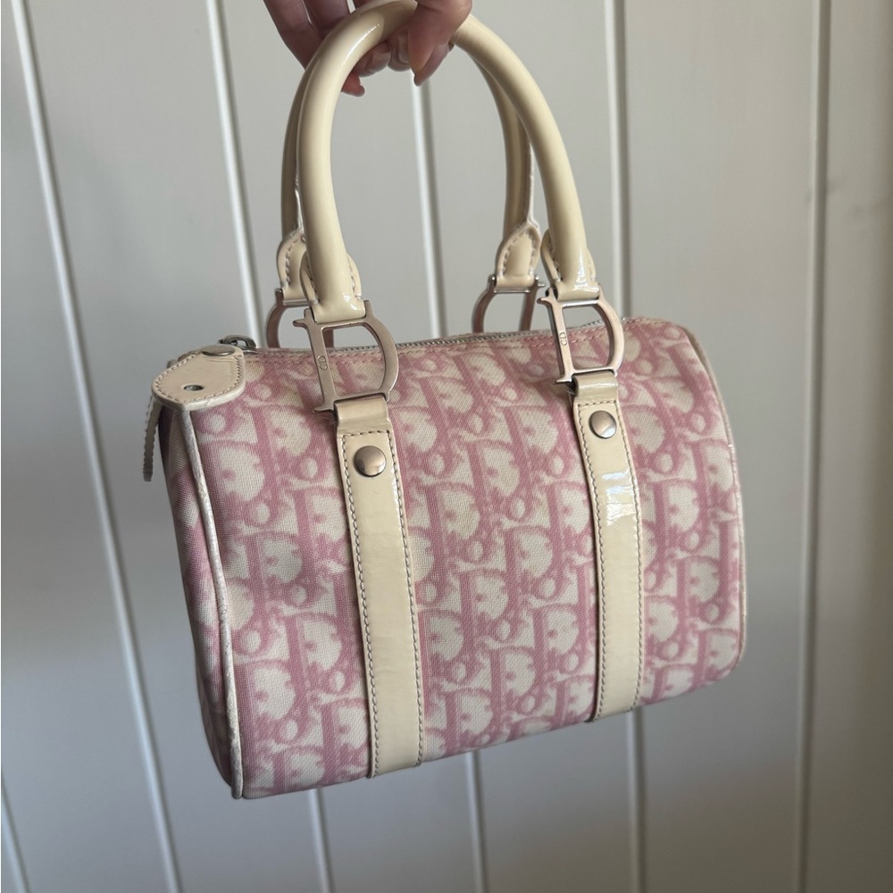 Dior Vintage Mini Boston in Pink Trotter